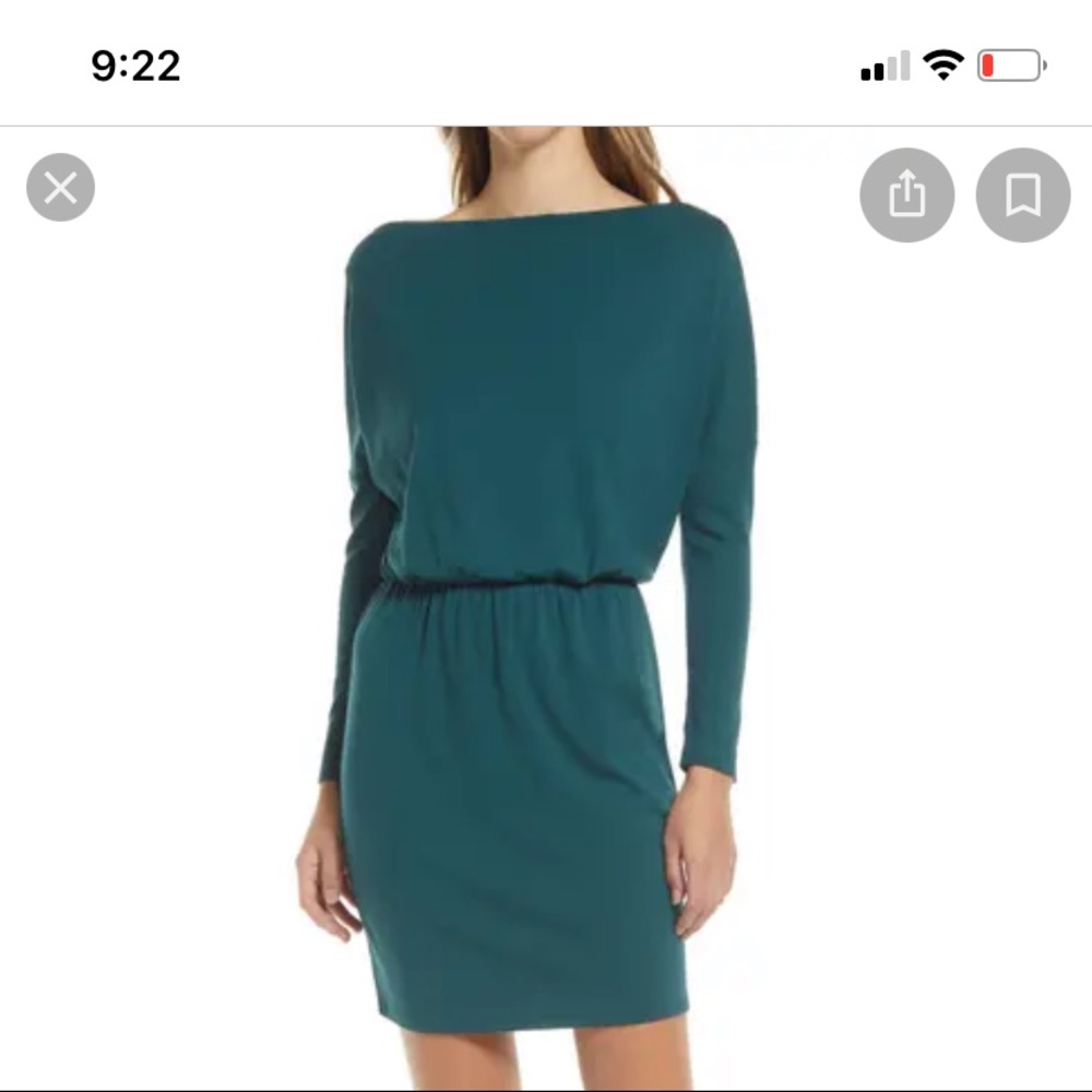 HALOGEN MIDI DRESS NWOT